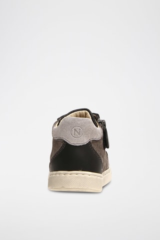 Zapatillas de piel Faluk - Negro