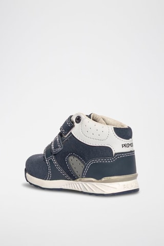 Zapatillas altas de nobuk Baby Jogging - Azul marino