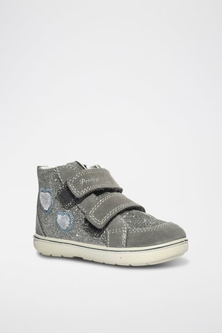 Zapatillas altas de nobuk Snorky - Gris