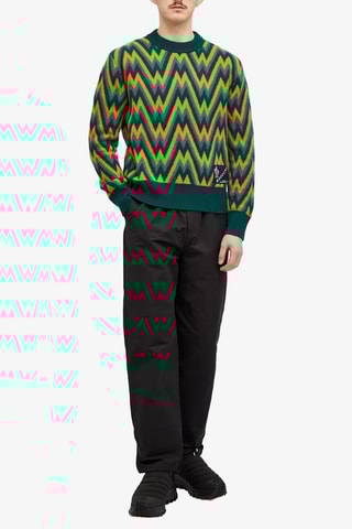 Jersey de lana Monogram - Verde