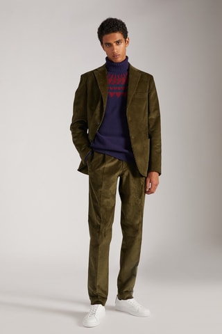 Jersey slim fit de lana virgen - Violeta - Zanone