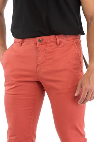 Pantalón slim fit - Rojo - Incotex