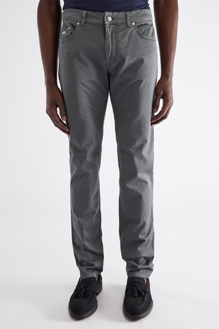 Pantalón slim fit - Gris