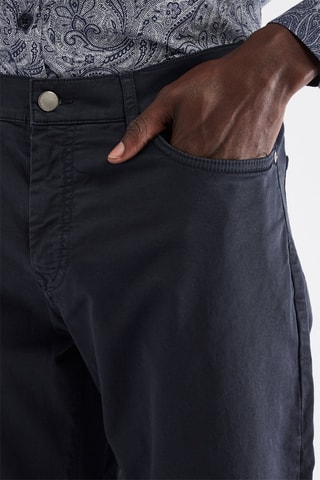 Pantalón regular fit - Azul marino