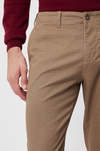 Pantalón chino slim fit 7/8 - Beige - Harmont & Blaine