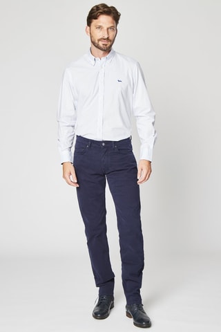 Pantalón slim fit - Azul marino - Harmont & Blaine