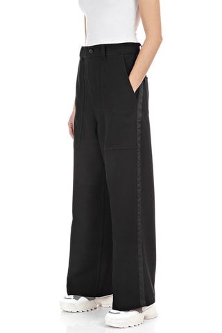 Pantalón flare de tiro alto - Negro