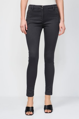 Pantalón slim fit Karyna - Gris oscuro