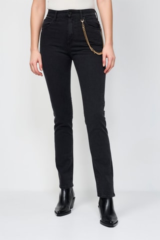 Pantalón slim fit Neneh - Negro