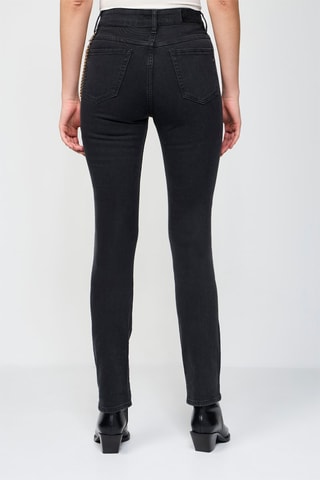 Pantalón slim fit Neneh - Negro
