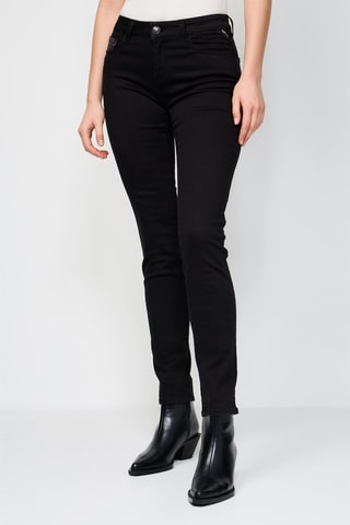 Pantalón slim fit Faaby - Negro