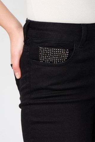 Pantalón slim fit Faaby - Negro