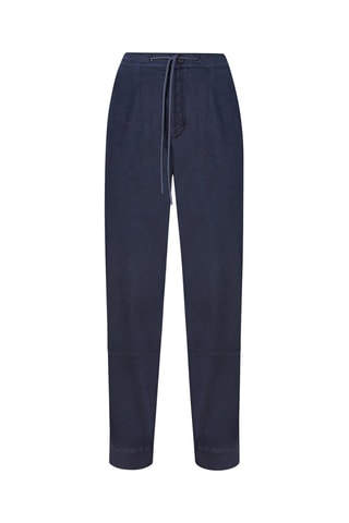 Pantalón recto 7/8 - Azul marino