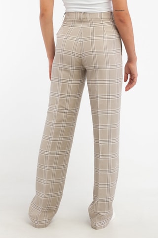 Pantalón ancho de tiro alto de lino - Beige - Harmont & Blaine