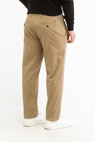 Pantalón recto - Beige