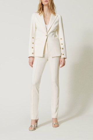 Pantalón pitillo - Blanco