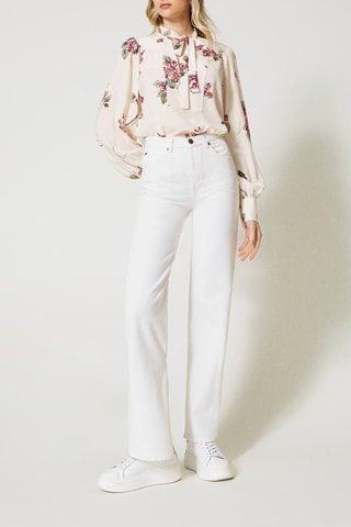 Vaquero regular fit - Blanco