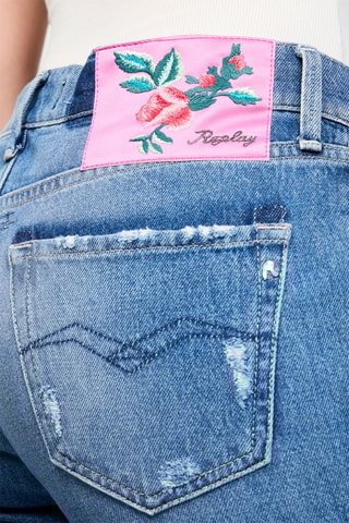 Vaquero Boyfit Roxel - Azul