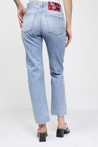 Vaquero recto Maghy - Azul claro