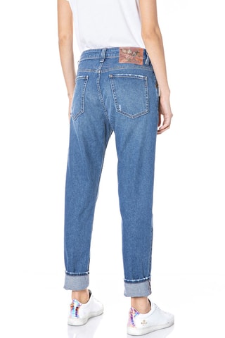 Vaquero slim fit Boyfit Rajna - Azul