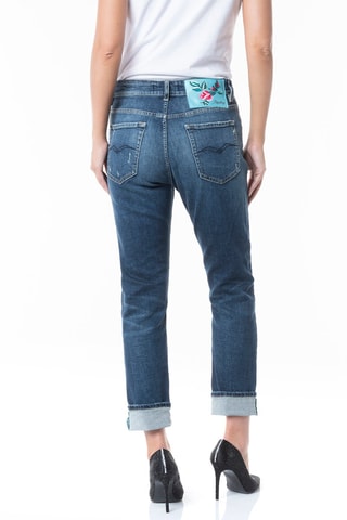 Vaquero slim fit Boyfit Marty - Azul