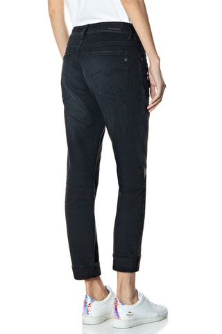 Vaquero slim fit Boyfit Marty - Negro