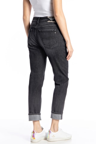 Vaquero slim fit Boyfit Marty - Gris oscuro