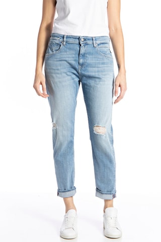 Vaquero slim fit Boyfit Marty - Azul