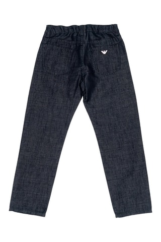 Vaquero de lino - Azul