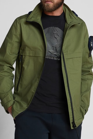 Chaqueta con capucha Raiatea - Verde oliva