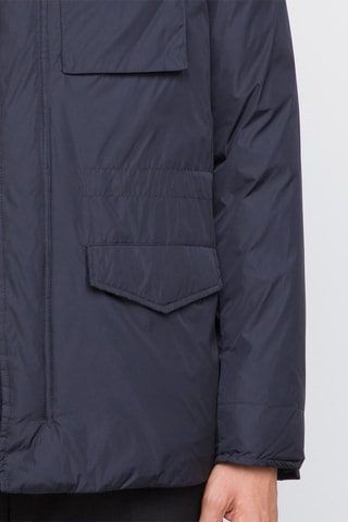 Chaqueta con capucha - Azul marino