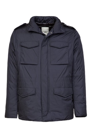 Chaqueta con capucha - Azul marino