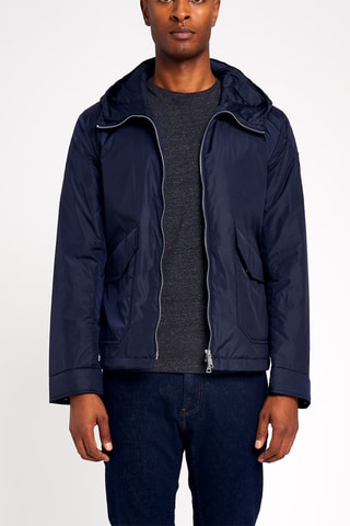 Chaqueta con capucha - Azul marino