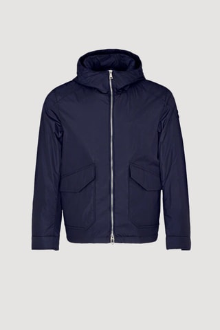 Chaqueta con capucha - Azul marino