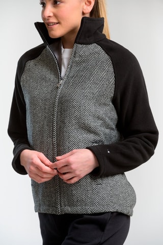 Chaqueta - Gris jaspeado y negro