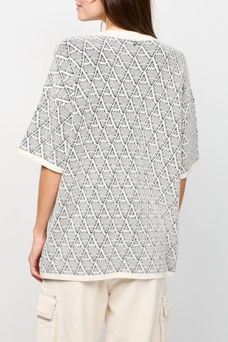 Top - Blanco y negro