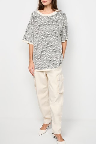 Top - Blanco y negro