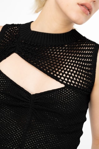 Top sin mangas - Negro