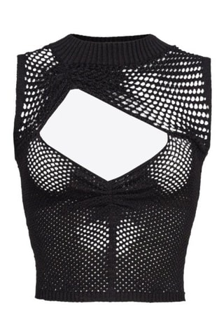 Top sin mangas - Negro