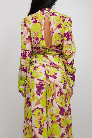 Crop top - Beige y verde claro