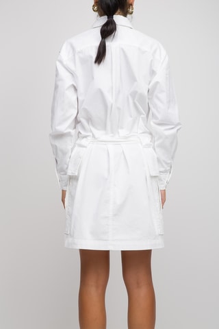 Vestido recto - Blanco