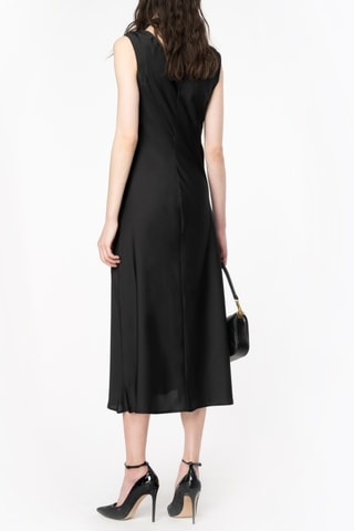 Vestido midi - Negro