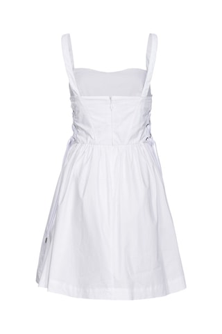 Vestido evasé - Blanco