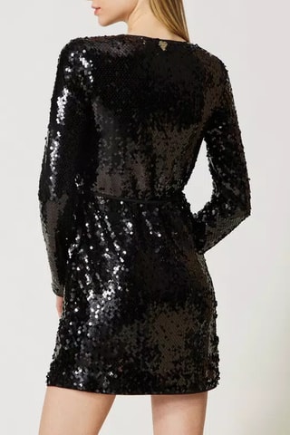 Vestido recto - Negro