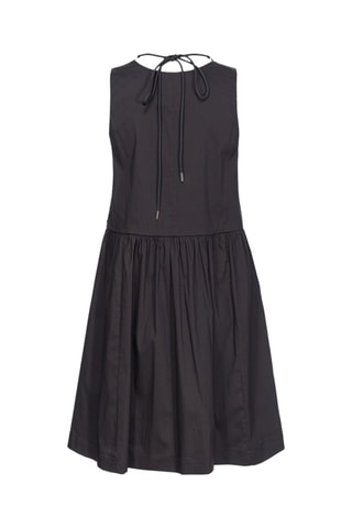 Vestido evasé - Negro