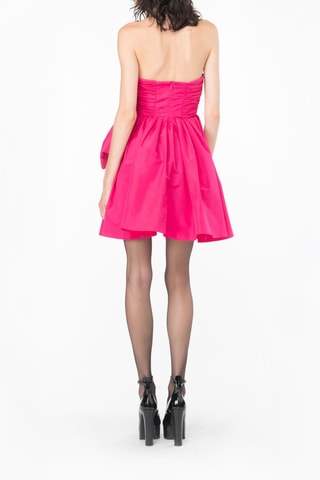 Vestido bustier - Fucsia