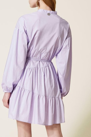 Vestido trapecio - Malva