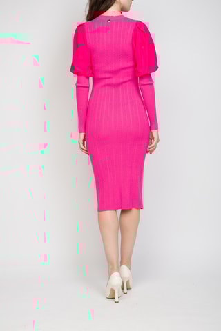 Vestido jersey - Fucsia