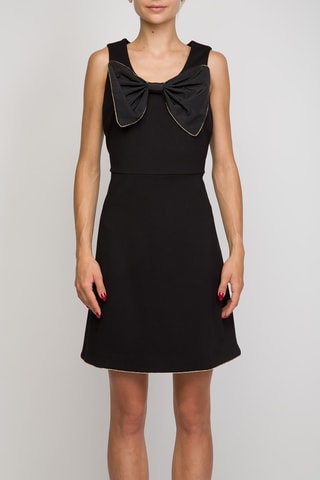 Vestido evasé - Negro