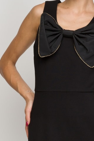 Vestido evasé - Negro